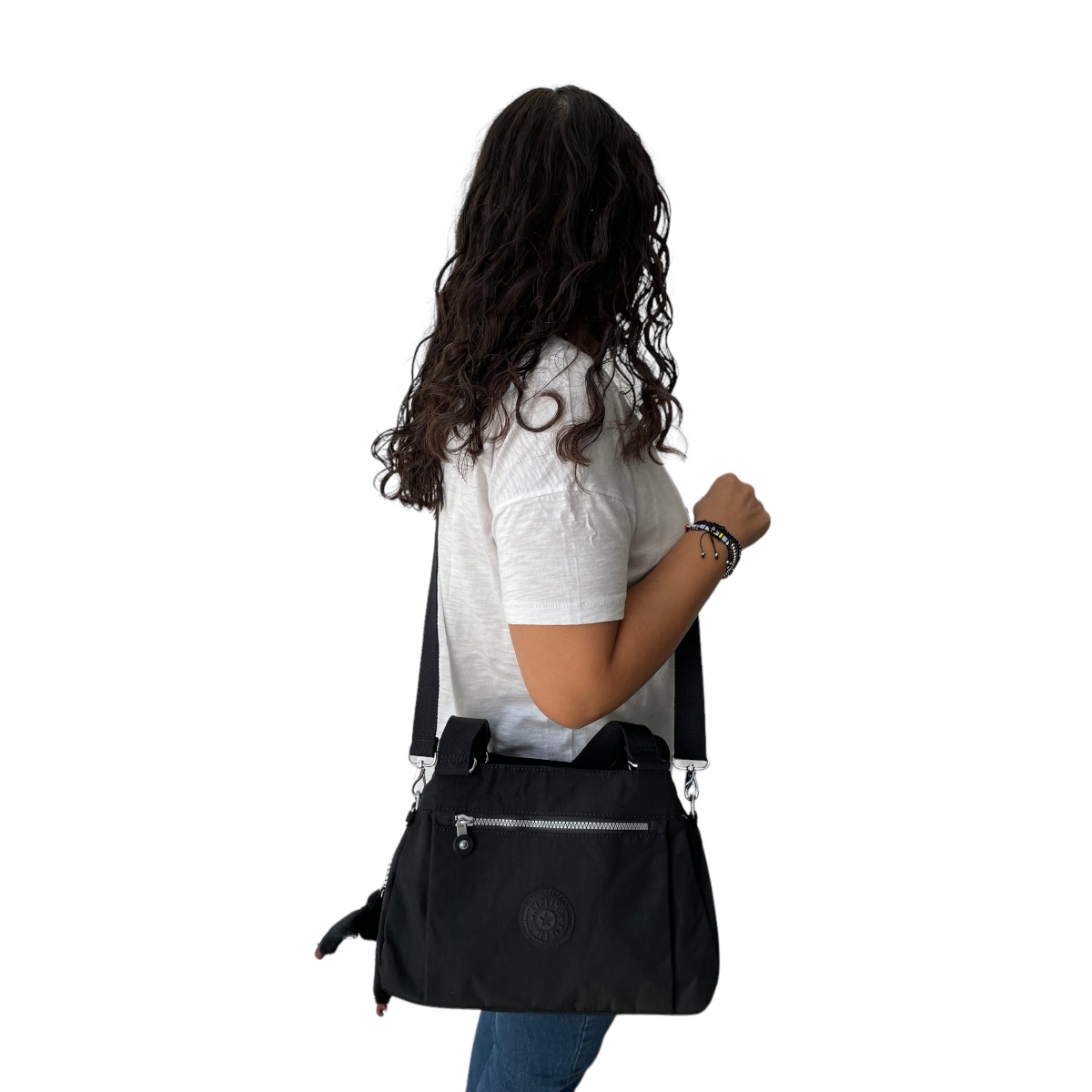 Foto 8 pulgar | Bolsa Crossbody Kipling Elysia Black