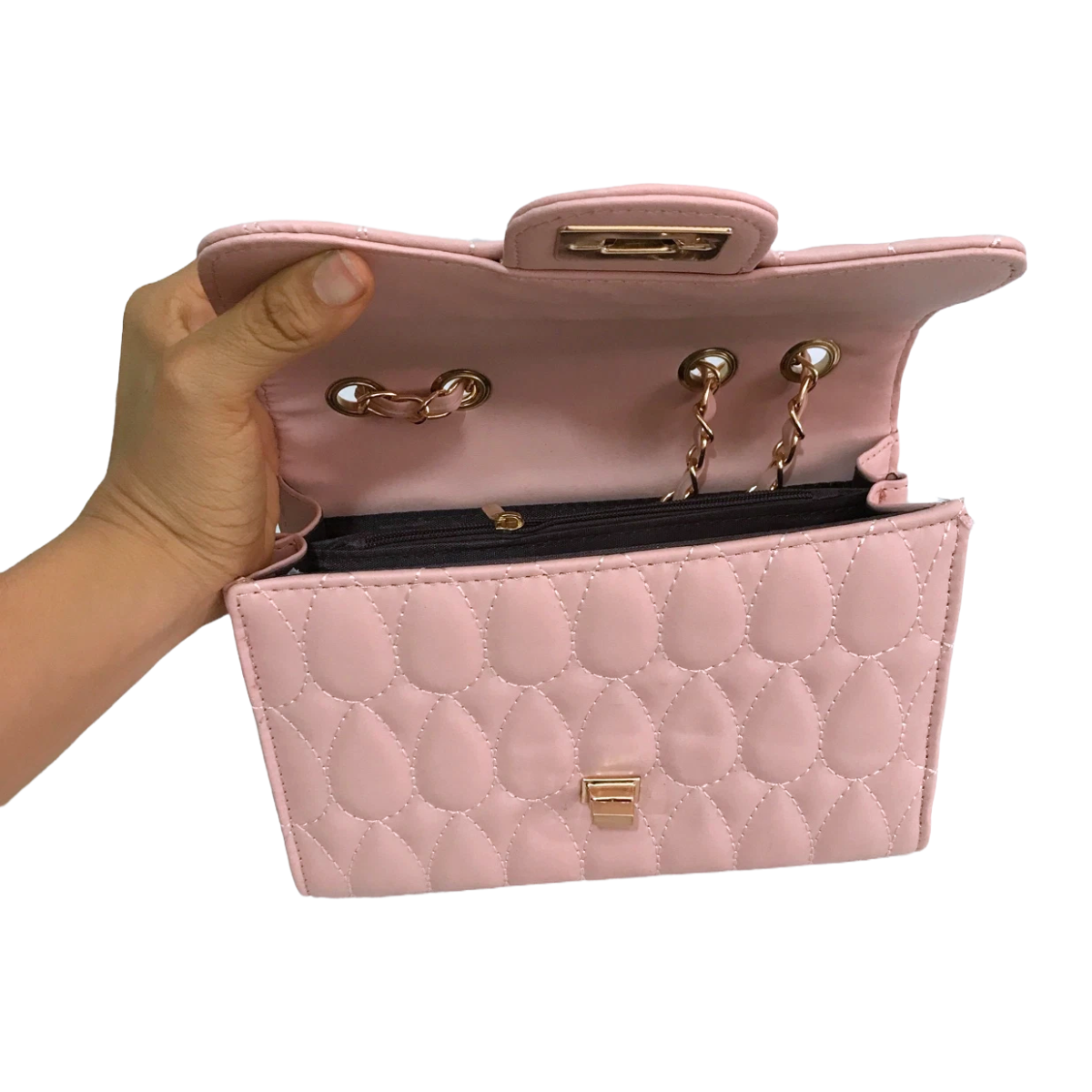 Foto 7 | Bolso Vinipiel Mod 168-116 Rosa para Dama