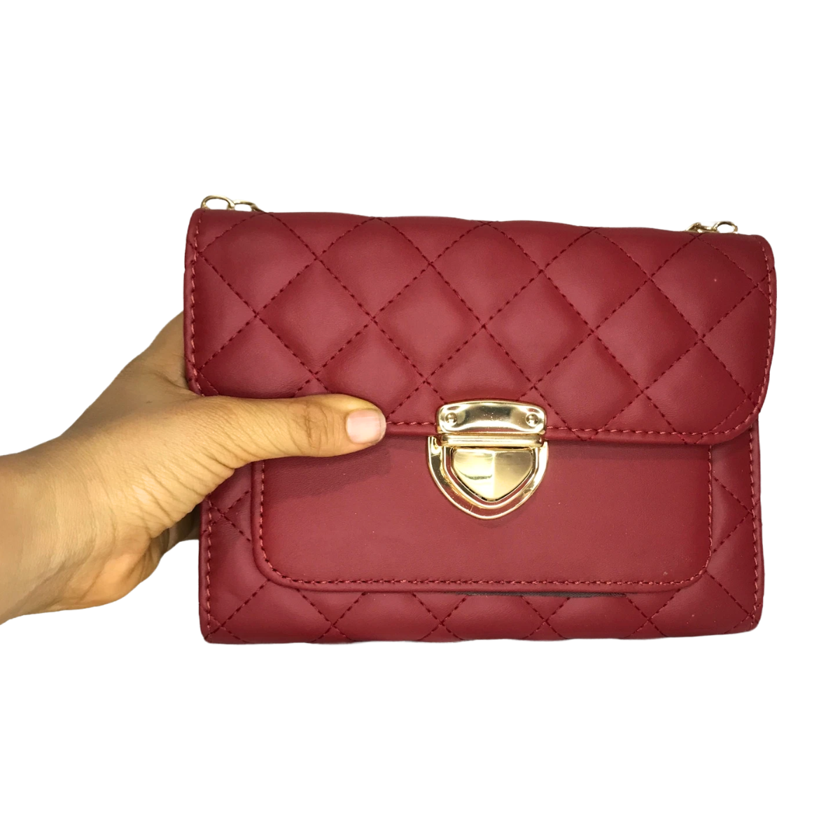 Foto 7 pulgar | Bolso Crossbody De Dama Mod. Zxj-07 Vino