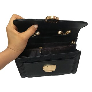 Foto 7 | Bolso Crossbody De Dama Mod. Zxj-07 Negro