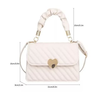 Foto 3 | Bolso De Mano De Moda Y Elegante Blanco para Mujer