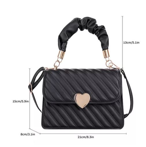 Foto 3 | Bolso De Mano De Moda Y Elegante Negro para Mujer