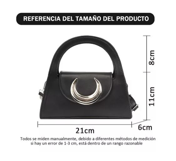Foto 3 | Bolsa Wünd Negra para Mujer