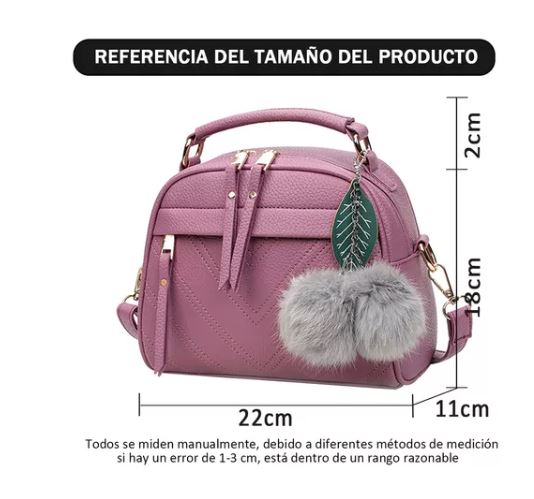 Foto 3 | Bolsa Wünd Púrpura para Mujer