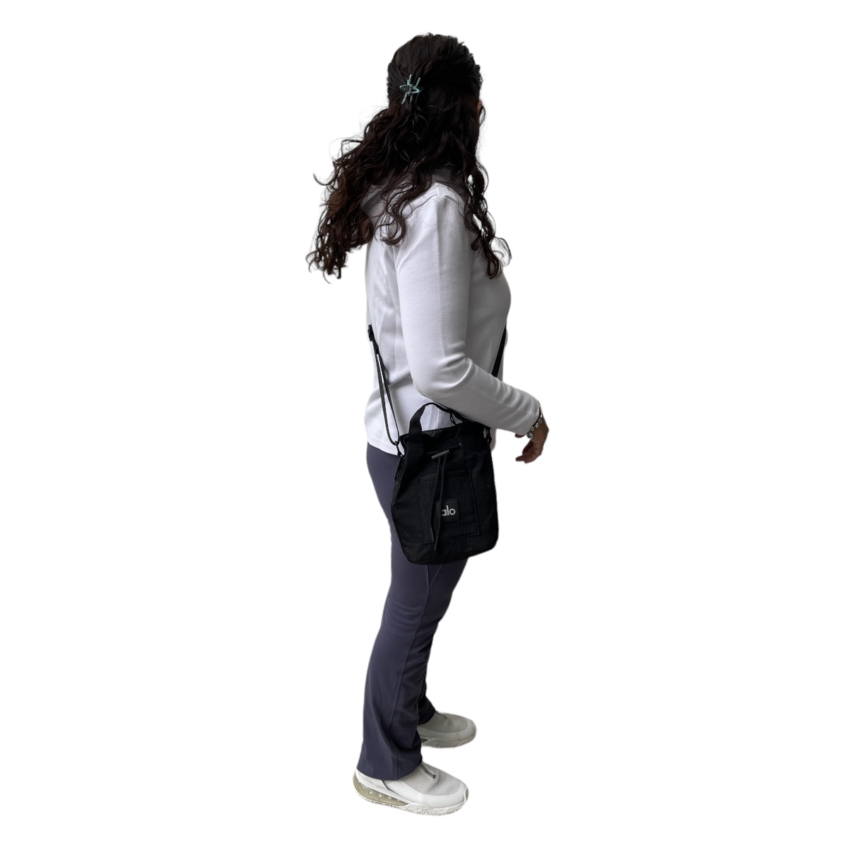 Foto 6 | Bolsa Alo Yoga Negra para Mujer