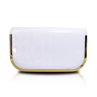 Foto 4 | Bolso Cruzado Blanco Tipo Crossbody con Monedero de Mujer