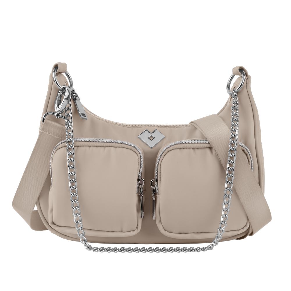 Bolsa Crossbody de Mujer Tipo Bandolera de Mano Luckyly Eden Beige