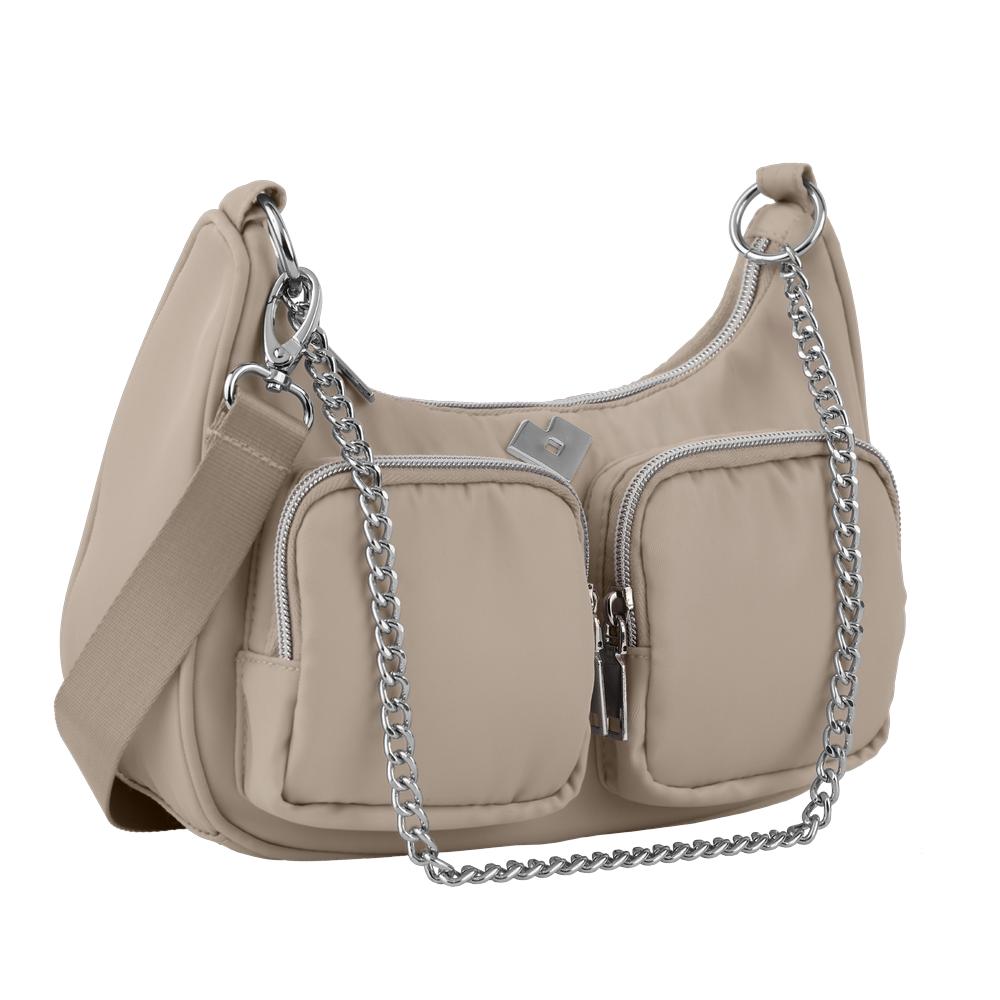 Foto 3 pulgar | Bolsa Crossbody de Mujer Tipo Bandolera de Mano Luckyly Eden Beige