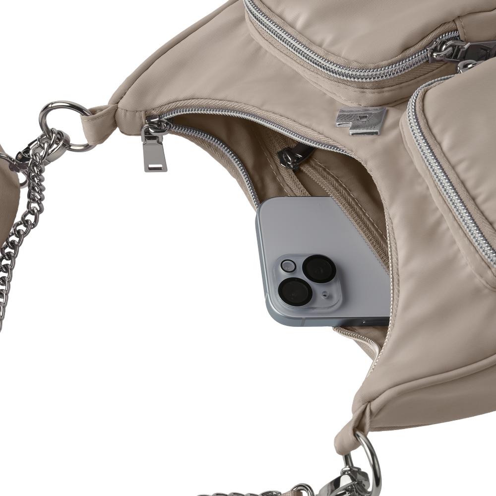 Foto 5 pulgar | Bolsa Crossbody de Mujer Tipo Bandolera de Mano Luckyly Eden Beige