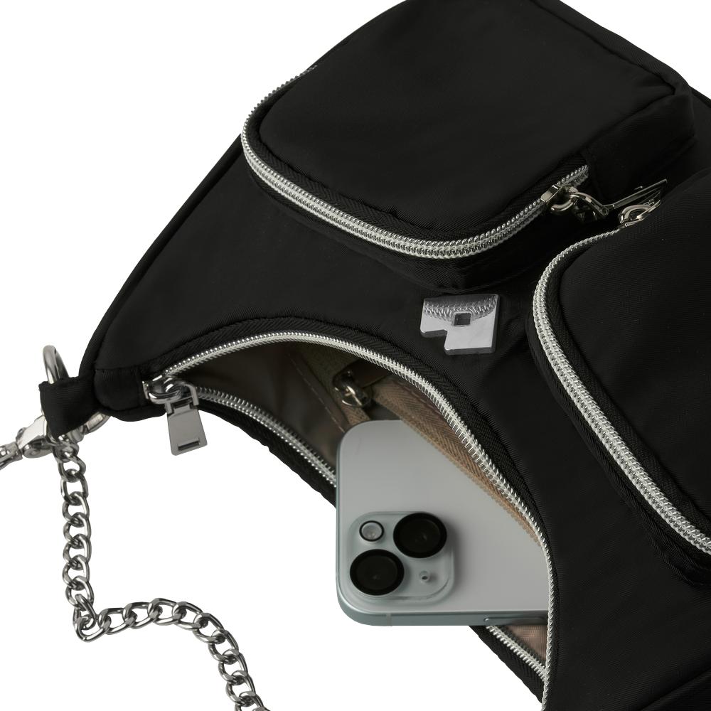 Foto 5 pulgar | Bolsa Crossbody  Luckyly Edén Negro