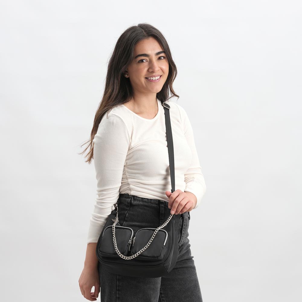 Foto 6 pulgar | Bolsa Crossbody  Luckyly Edén Negro
