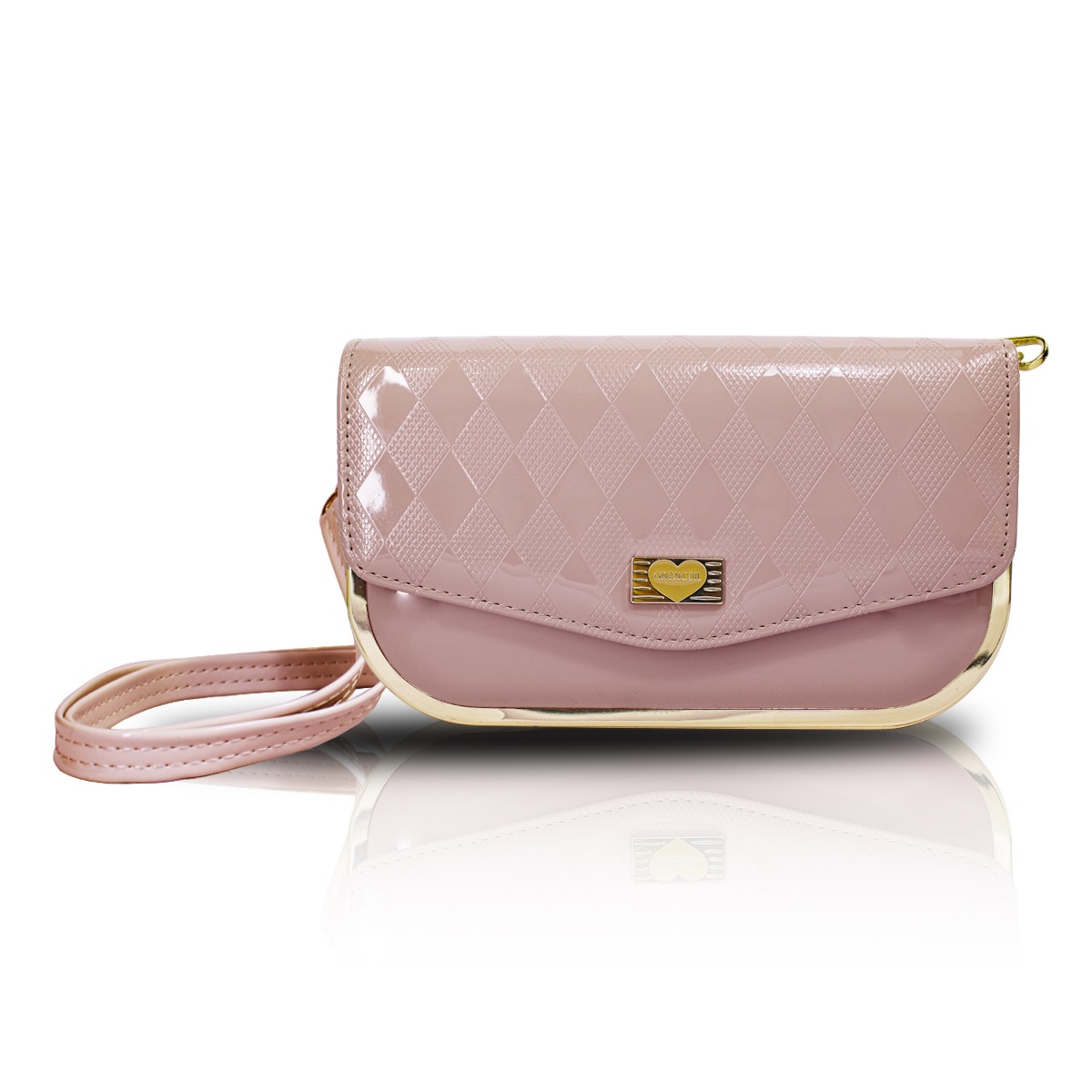 Foto 4 pulgar | Bolso Cruzado Tipo Crossbody con Monedero Rosa de Mujer