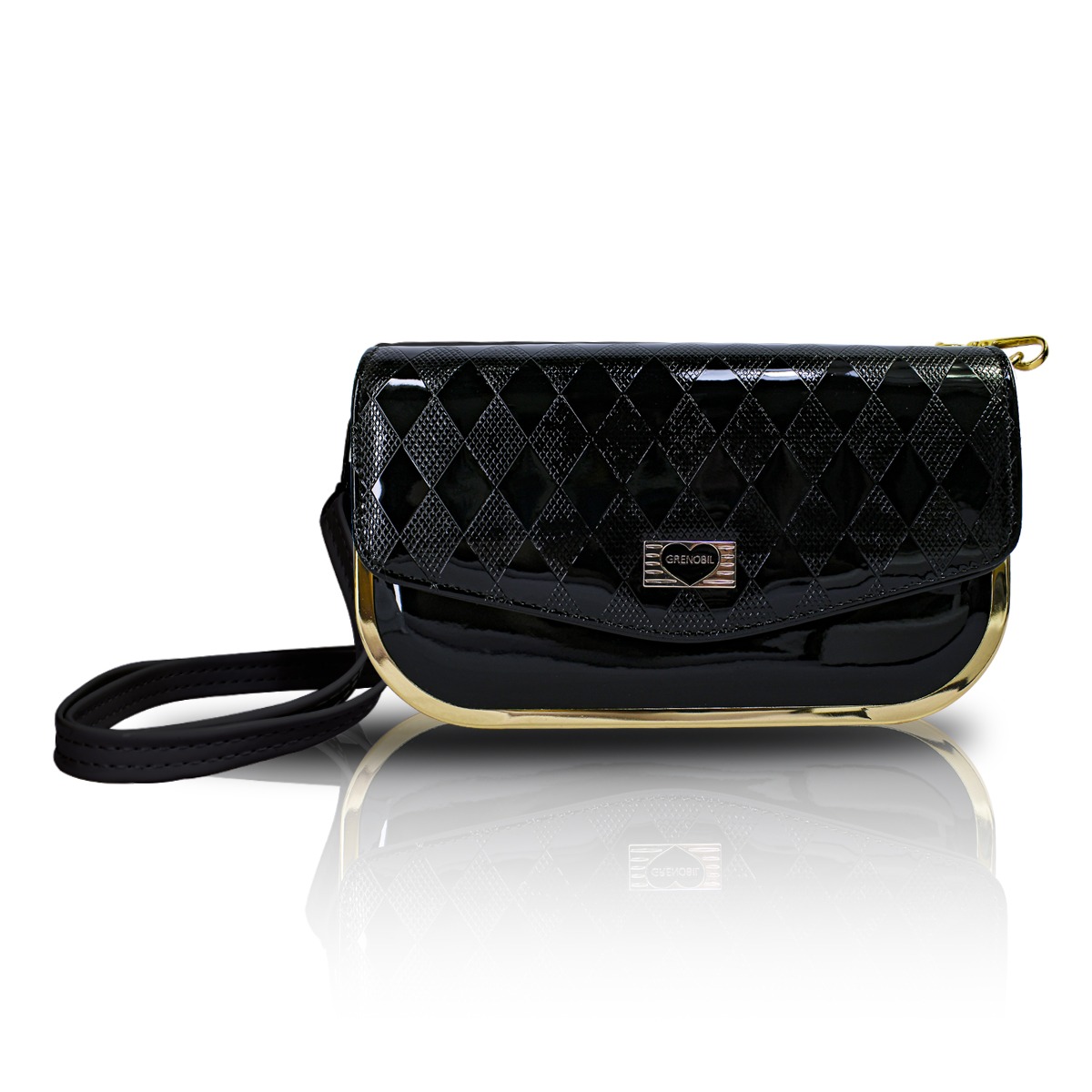 Foto 3 pulgar | Bolso Cruzado Tipo Crossbody con Monedero Negro de Mujer