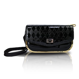 Foto 2 | Bolso Cruzado Tipo Crossbody con Monedero Negro de Mujer
