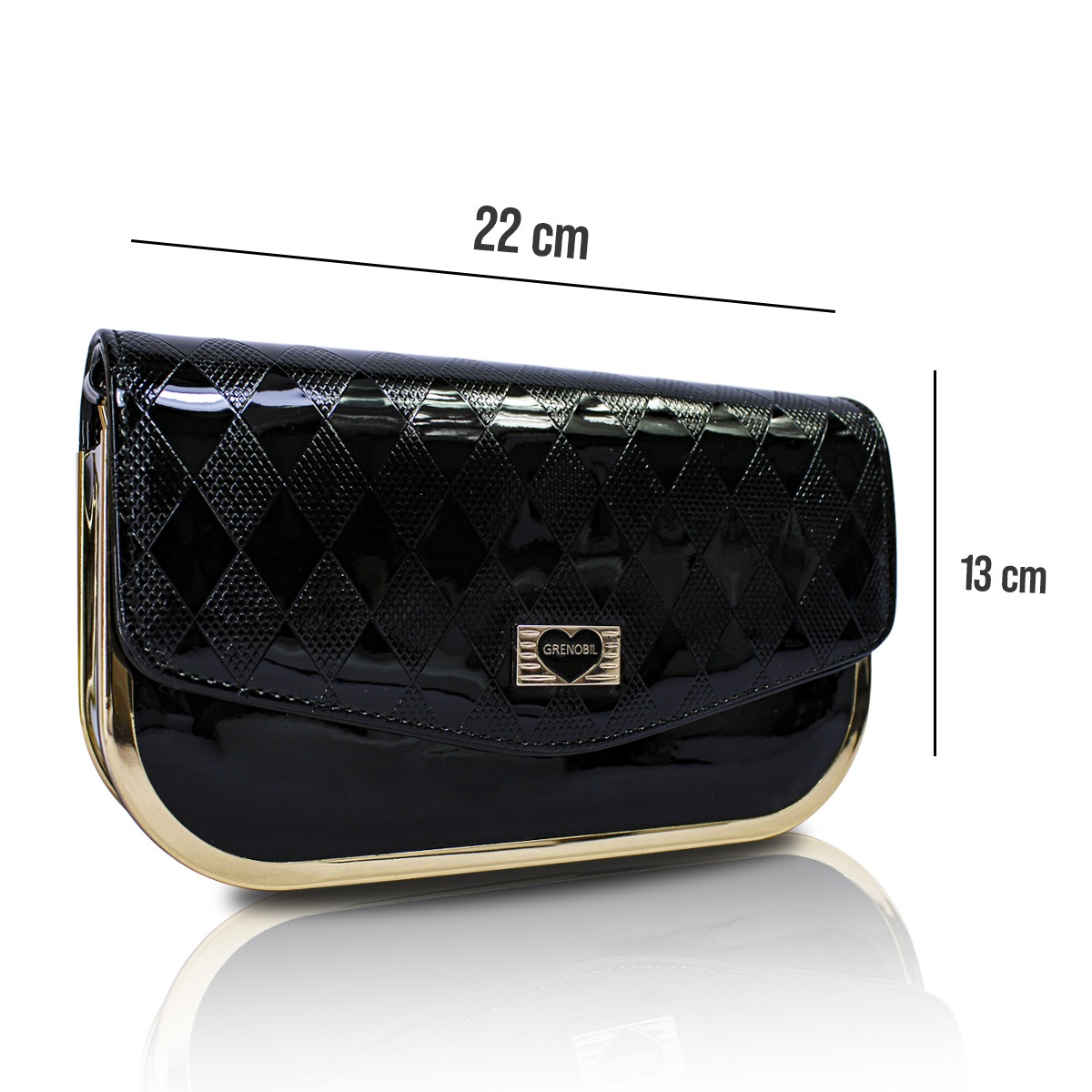 Foto 4 pulgar | Bolso Cruzado Tipo Crossbody con Monedero Negro de Mujer