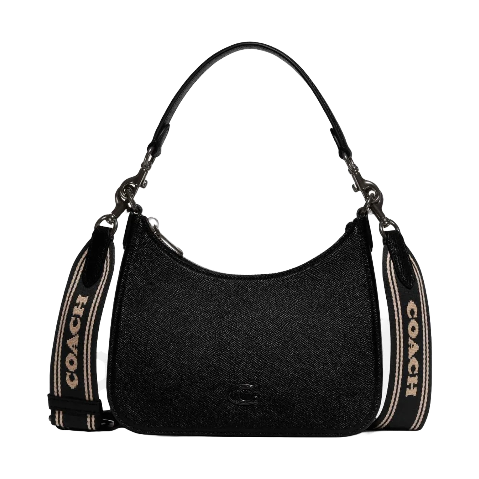 Bolsa Coach Hobo Cj842 Blk Negra para Mujer
