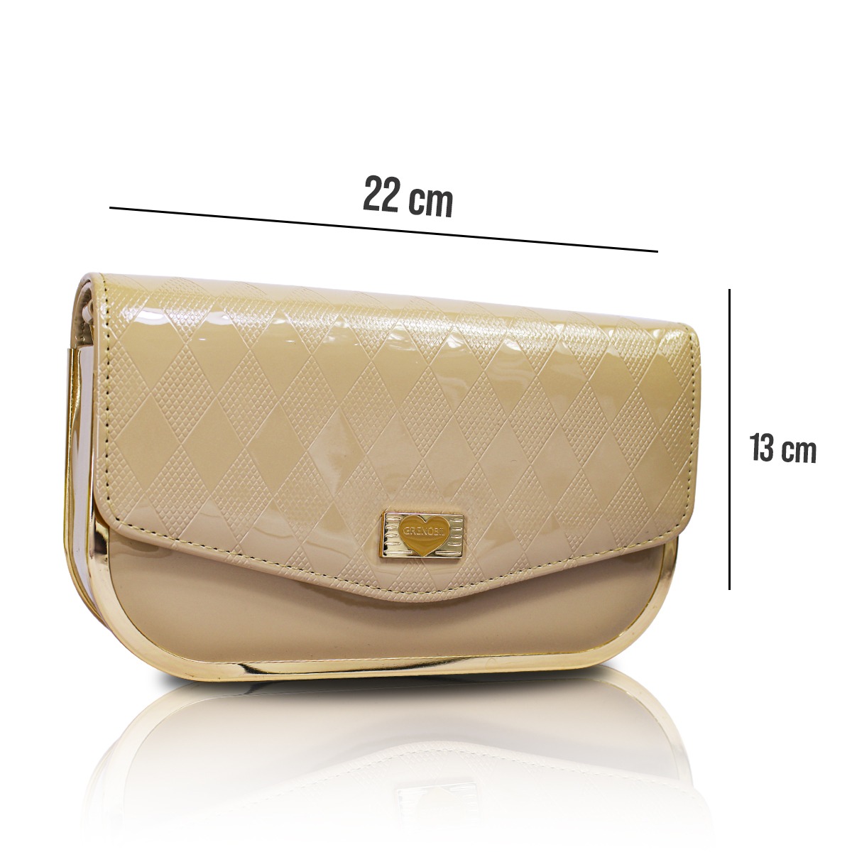 Foto 4 pulgar | Bolso Cruzado Tipo Crossbody con Monedero Beige de Mujer