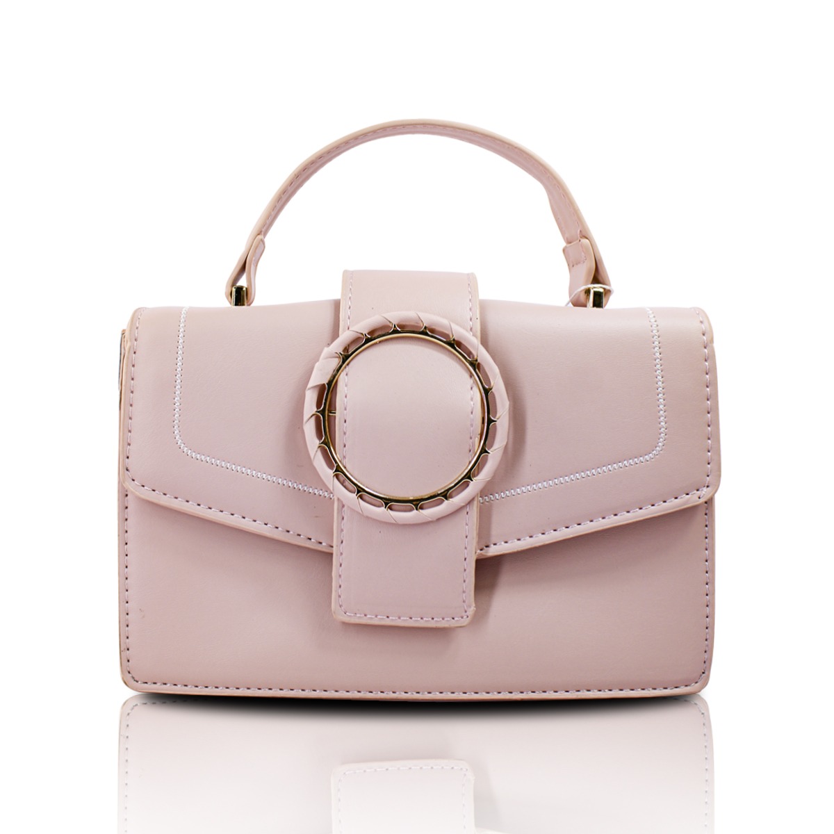 Foto 2 pulgar | Bolso Rosa De Hombro Y Mano Crosbody Para Mujer