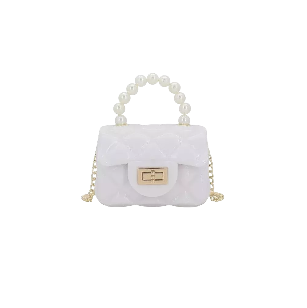 Foto 2 pulgar | Mini Bolsa Para Niña Crossbody Monedero Cute Casual Blanco