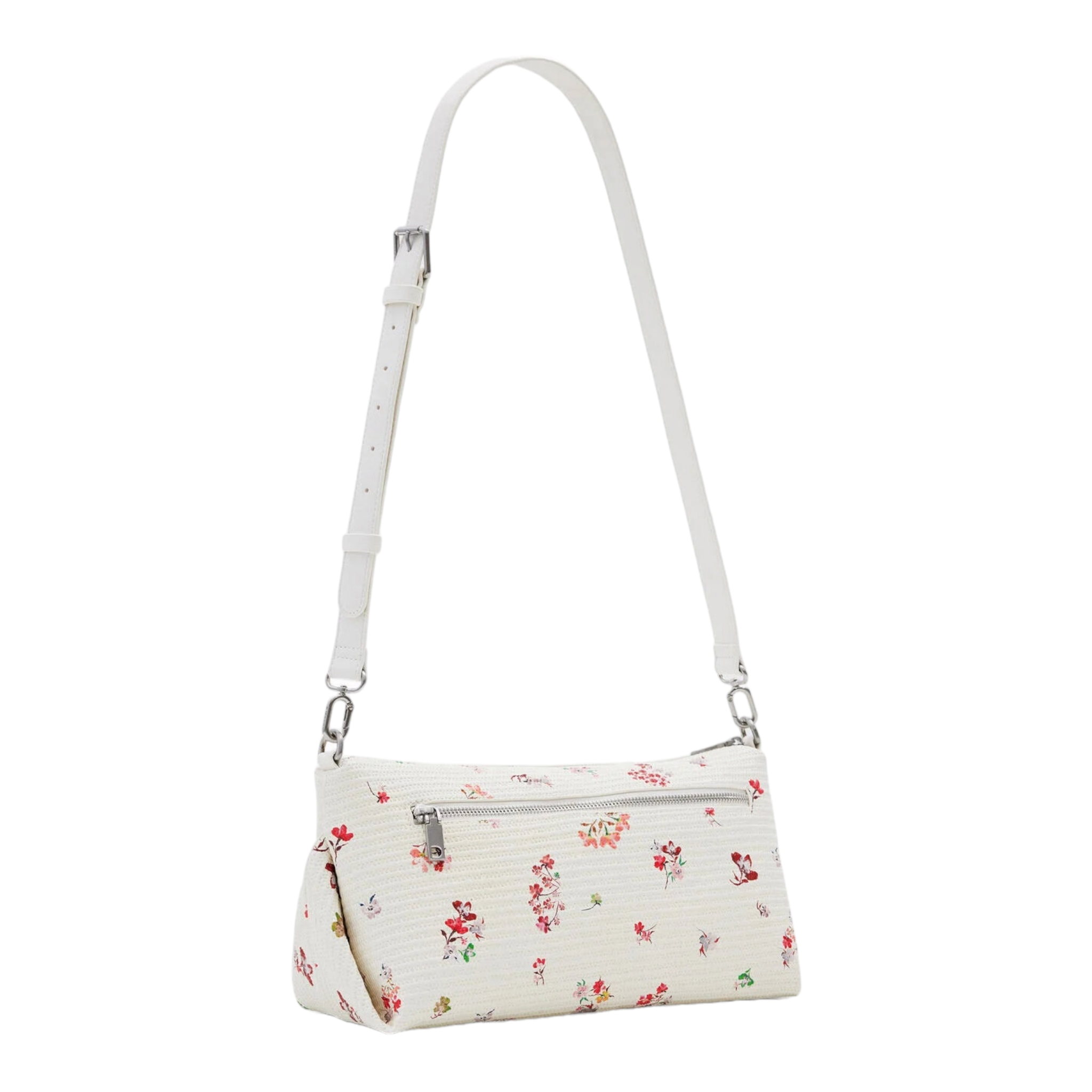 Foto 4 | Bolso M Textura Flores Desigual