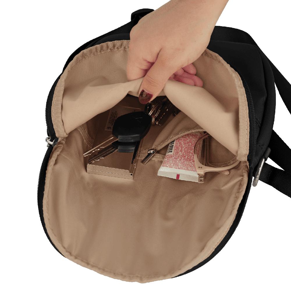 Foto 4 pulgar | Bolsa Crossbody LuckyLy Negra para Mujer