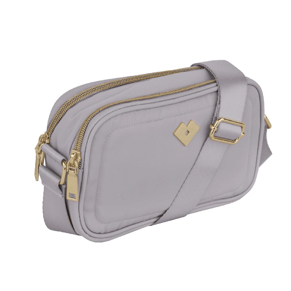 Foto 4 pulgar | Bolsa Crossbody Moderna Bandolera Luckyly Modelo Nubia Gris para Mujer