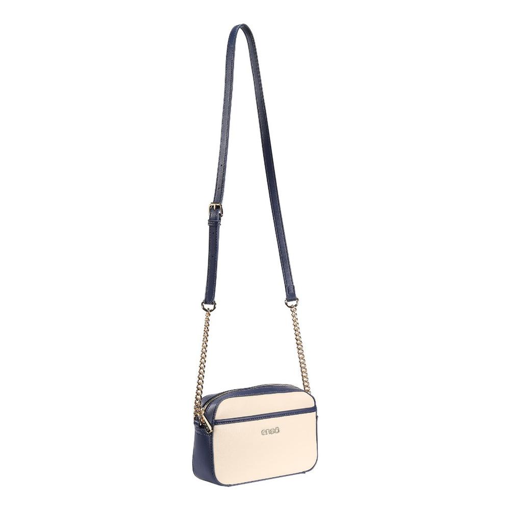 Foto 7 pulgar | Bolsa Crossbody Enso Soleil Chic Mujer Eb2432cbbl15 Beige/azul Marino Beige