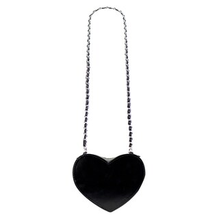 Foto 3 | Mariconera Para Dama Negro Napa Sintetico Petit Yamilet Corazón Nueva Imagen