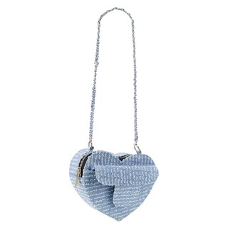 Foto 2 | Mariconera Para Dama Denim Textil Bull Textil Petit Yamilet Corazón Nueva Imagen