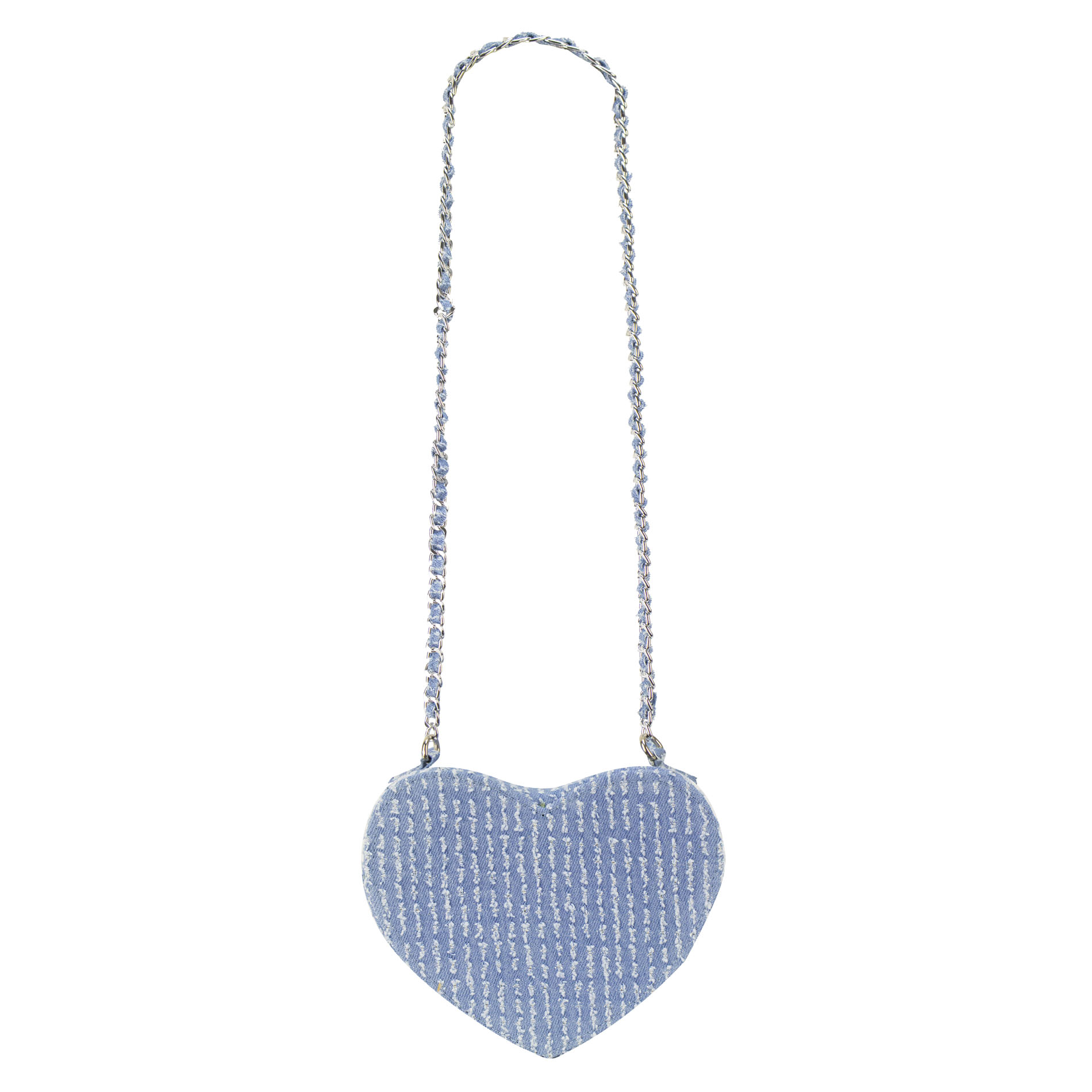 Foto 4 pulgar | Mariconera Para Dama Denim Textil Bull Textil Petit Yamilet Corazón Nueva Imagen