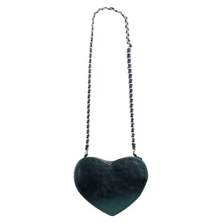 Foto 3 | Mariconera Para Dama Verde Botella Napa Sintetico Petit Yamilet Corazón Nueva Imagen