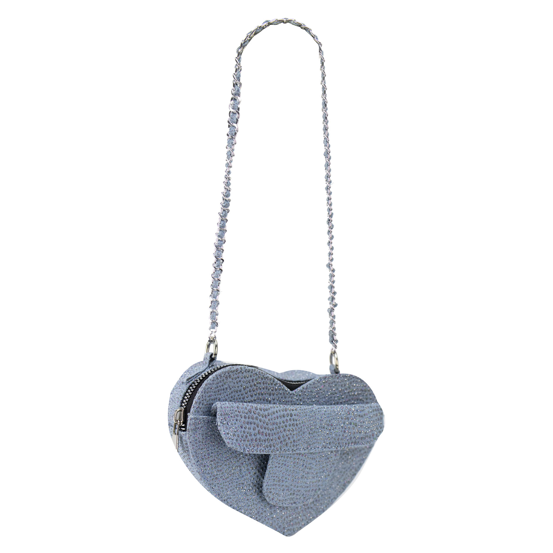 Foto 3 pulgar | Mariconera Para Dama Inox Textil Arlet Textil Petit Yamilet Corazón Nueva Imagen