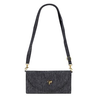 Foto 1 | Porta Celular Para Dama Negro Celine Sintetico Maxi Ana Nueva Imagen