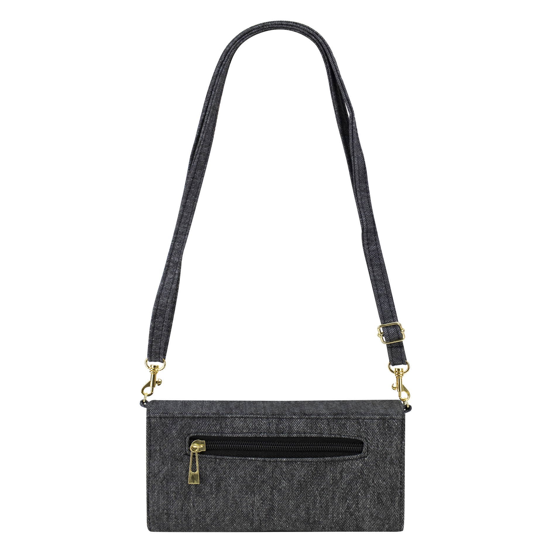 Foto 3 | Porta Celular Para Dama Negro Celine Sintetico Maxi Ana Nueva Imagen