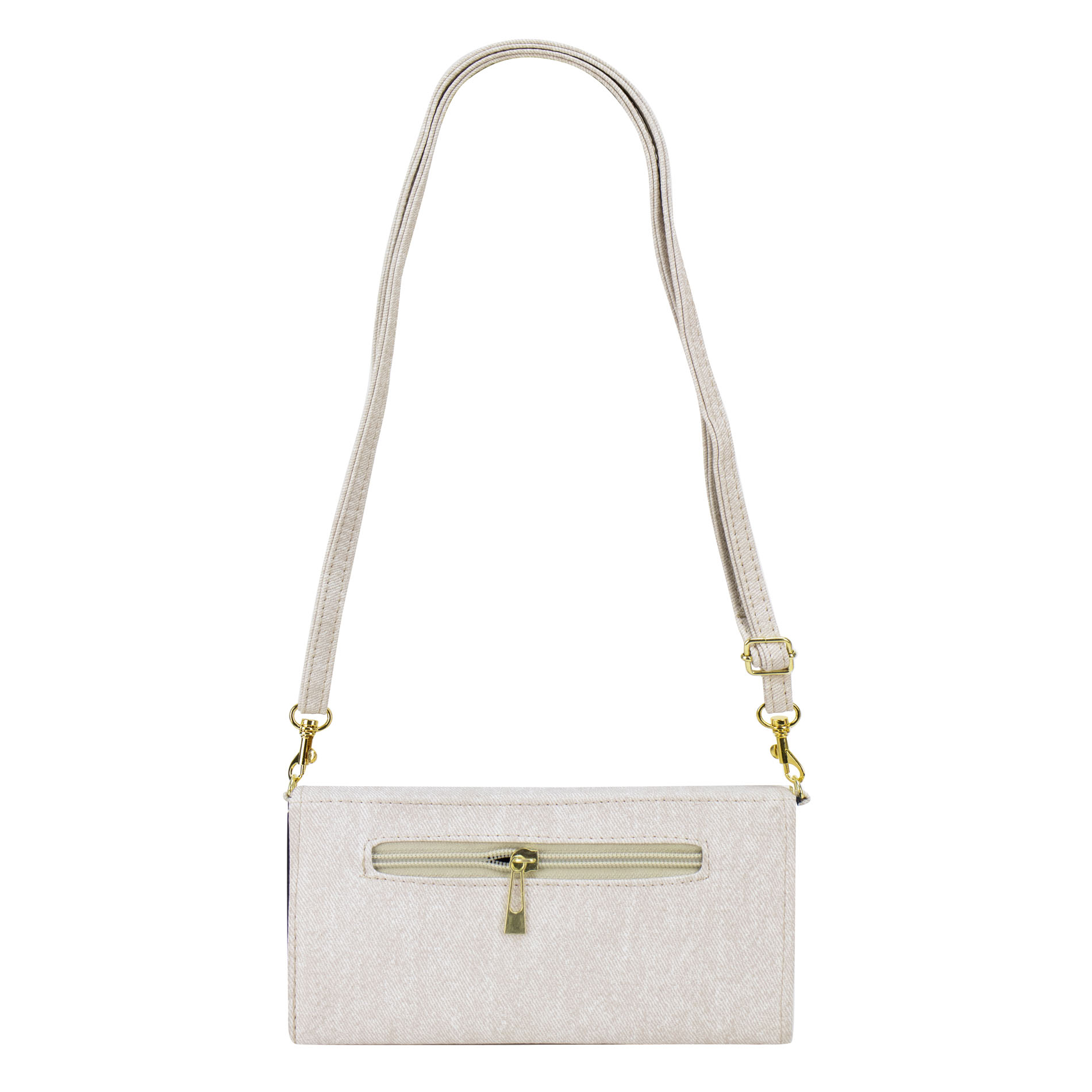 Foto 4 pulgar | Porta Celular Para Dama Beige Celine Sintetico Maxi Ana Nueva Imagen
