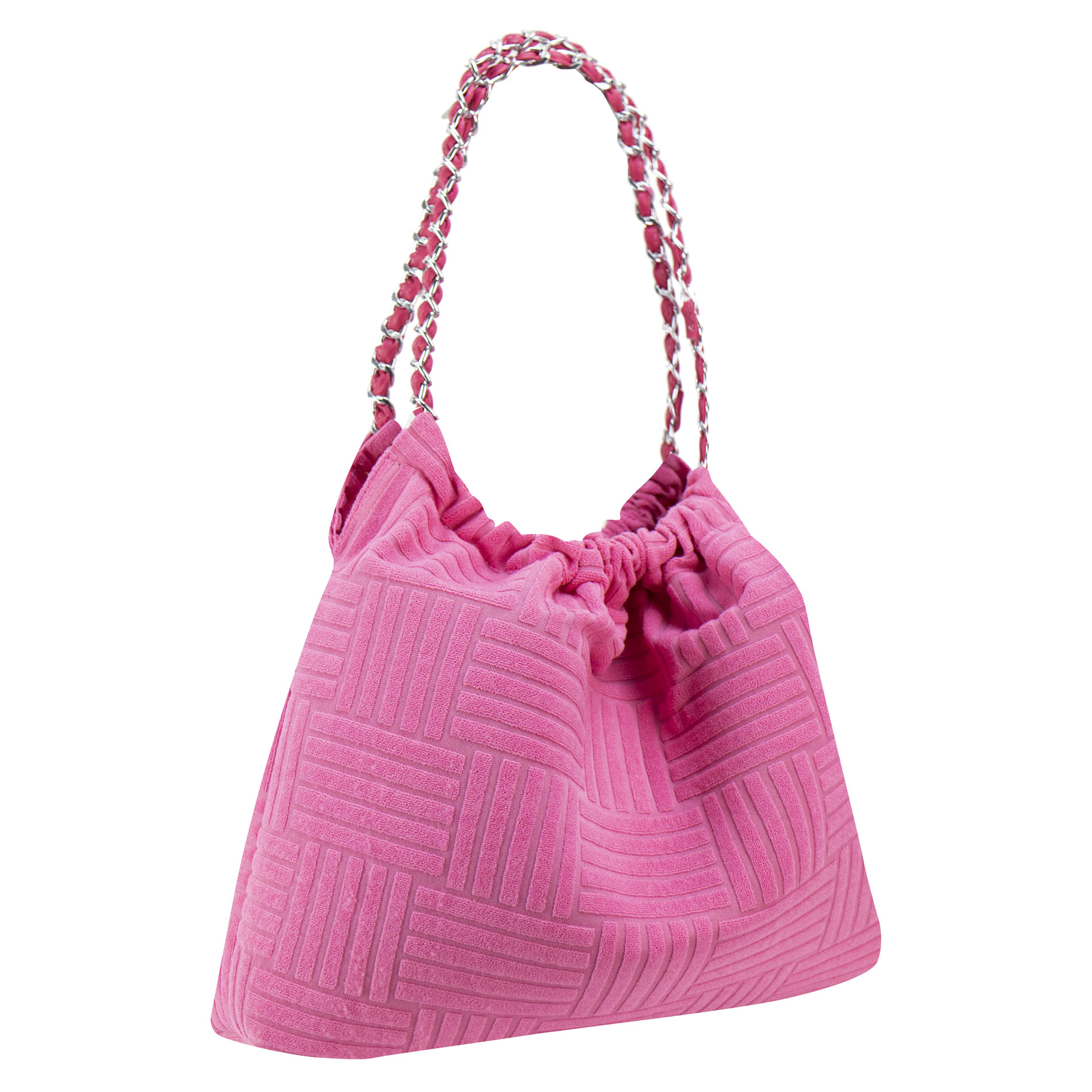 Foto 2 | Mariconera Para Dama Rosa Toalla Botega Textil/sintetico Julia Nueva Imagen