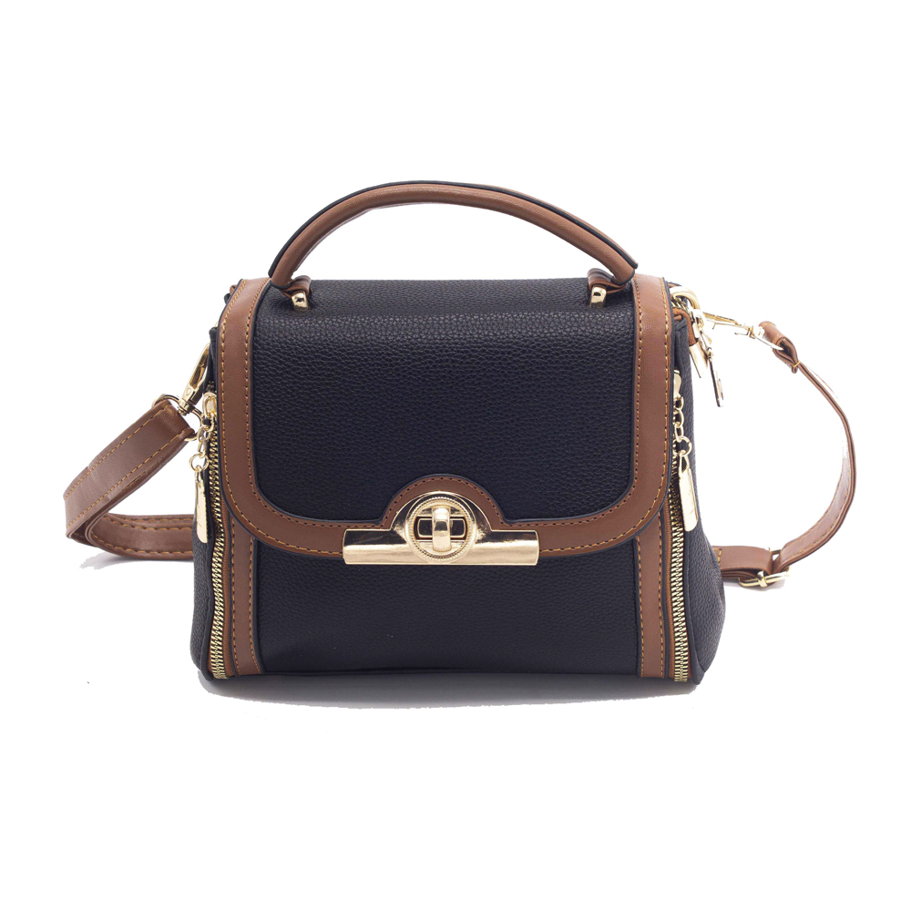 Bolsa Crossbody Klean Negro con Correa Ajustable
