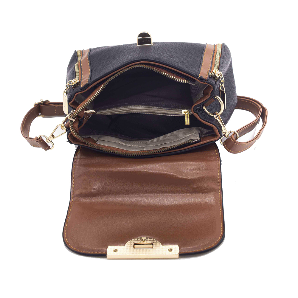 Foto 3 | Bolsa Crossbody Klean Negro con Correa Ajustable