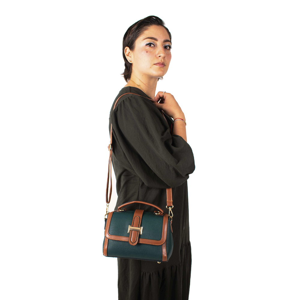 Foto 5 pulgar | Bolsa Crossbody  Klean Color Verde