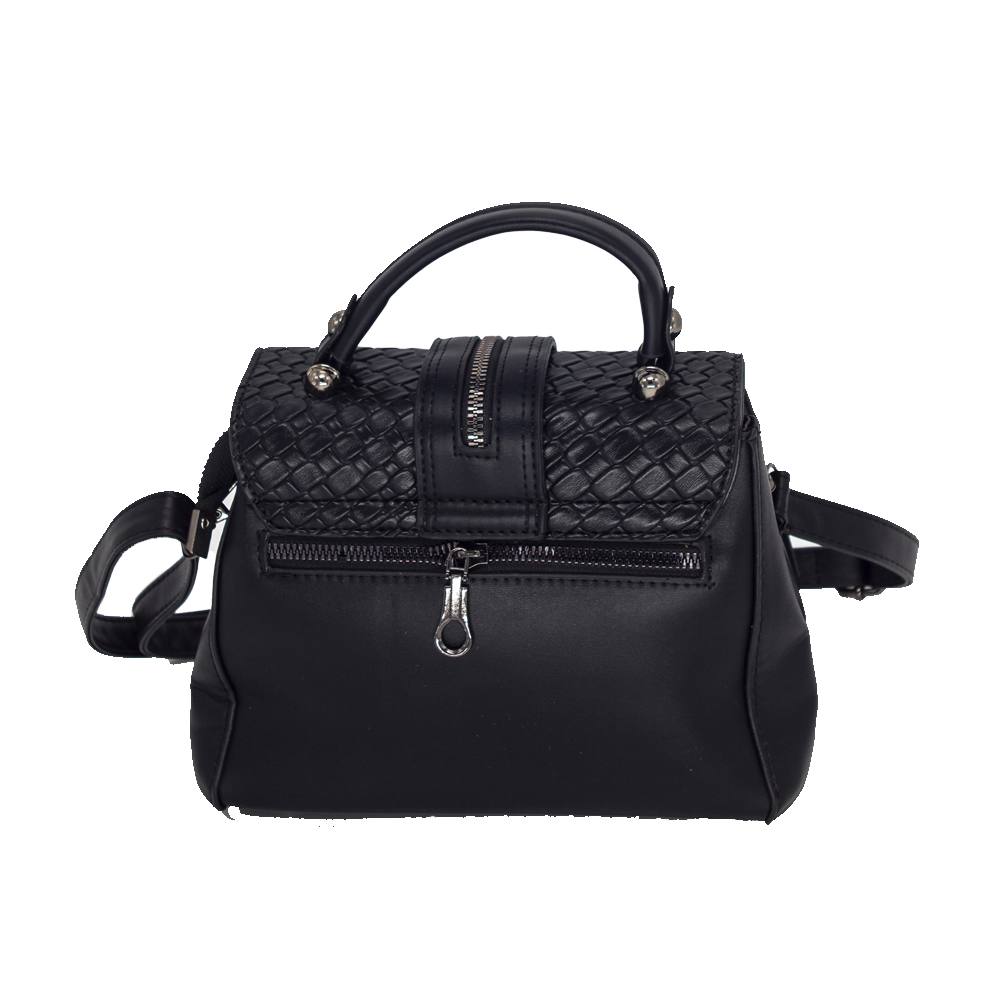 Foto 2 | Bolsa Crossbody Klean color Negro con Hebilla Decorativa