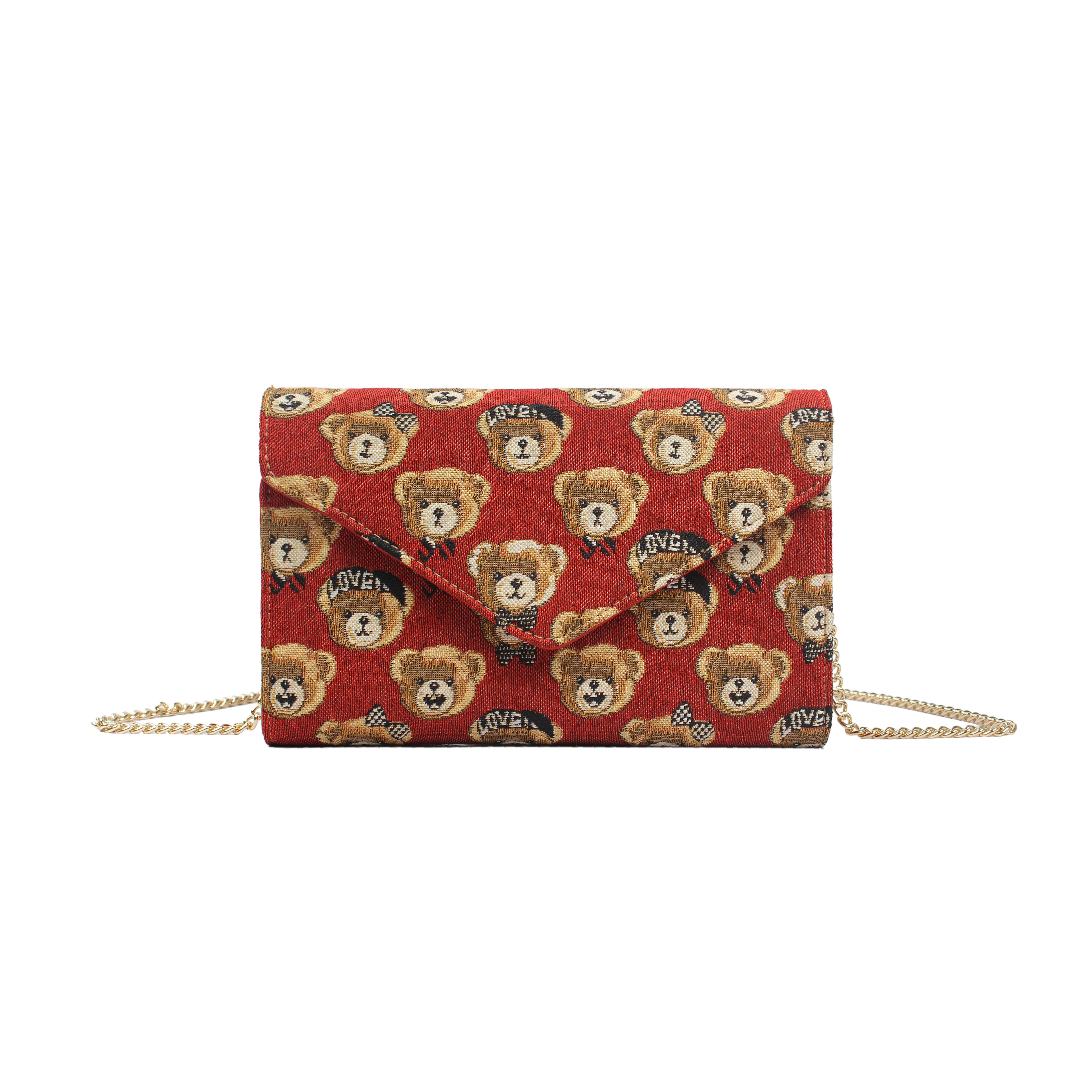 Foto 2 pulgar | Crossbody Van Gogh Bear Roja