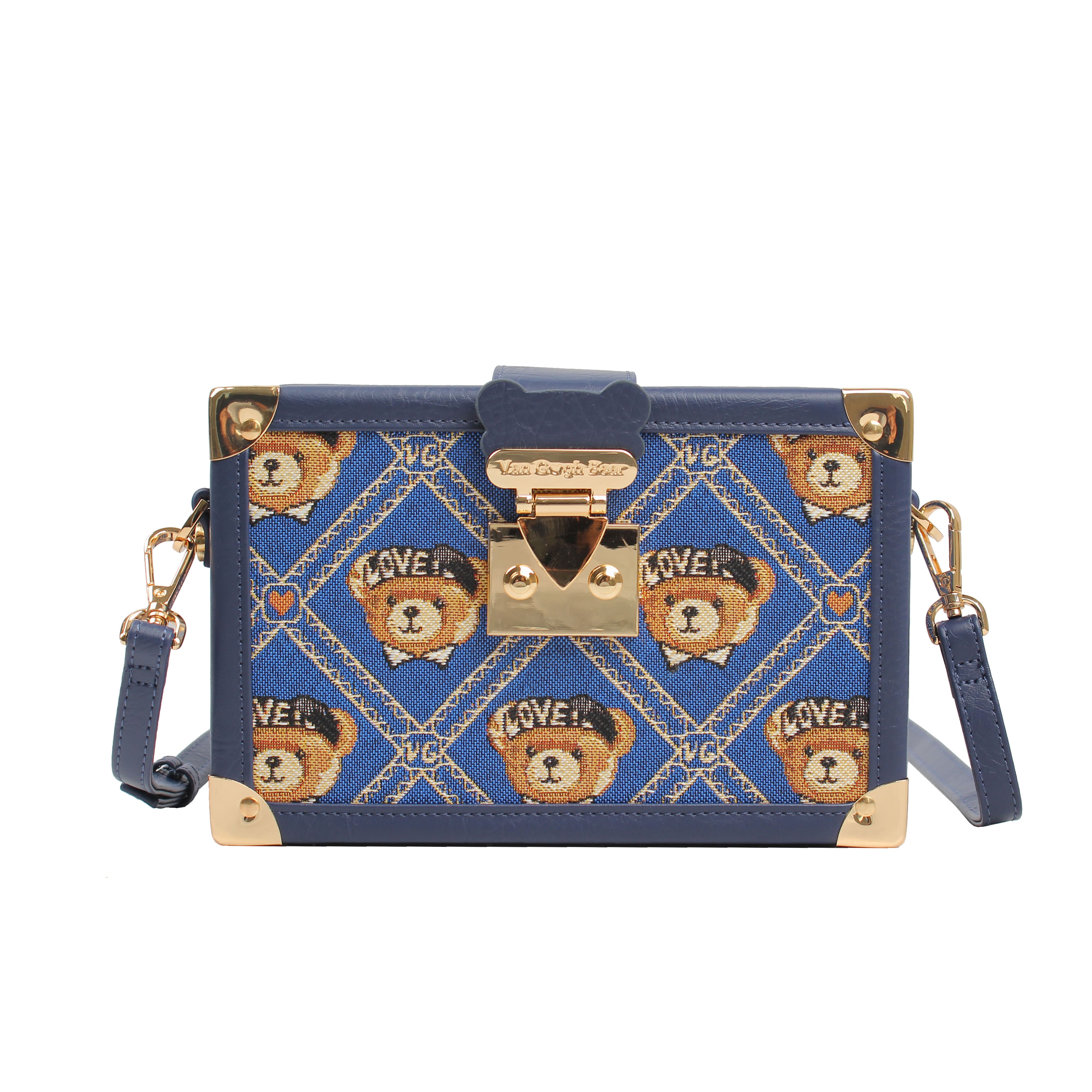 Foto 2 pulgar | Crossbody Van Gogh Bear Azul