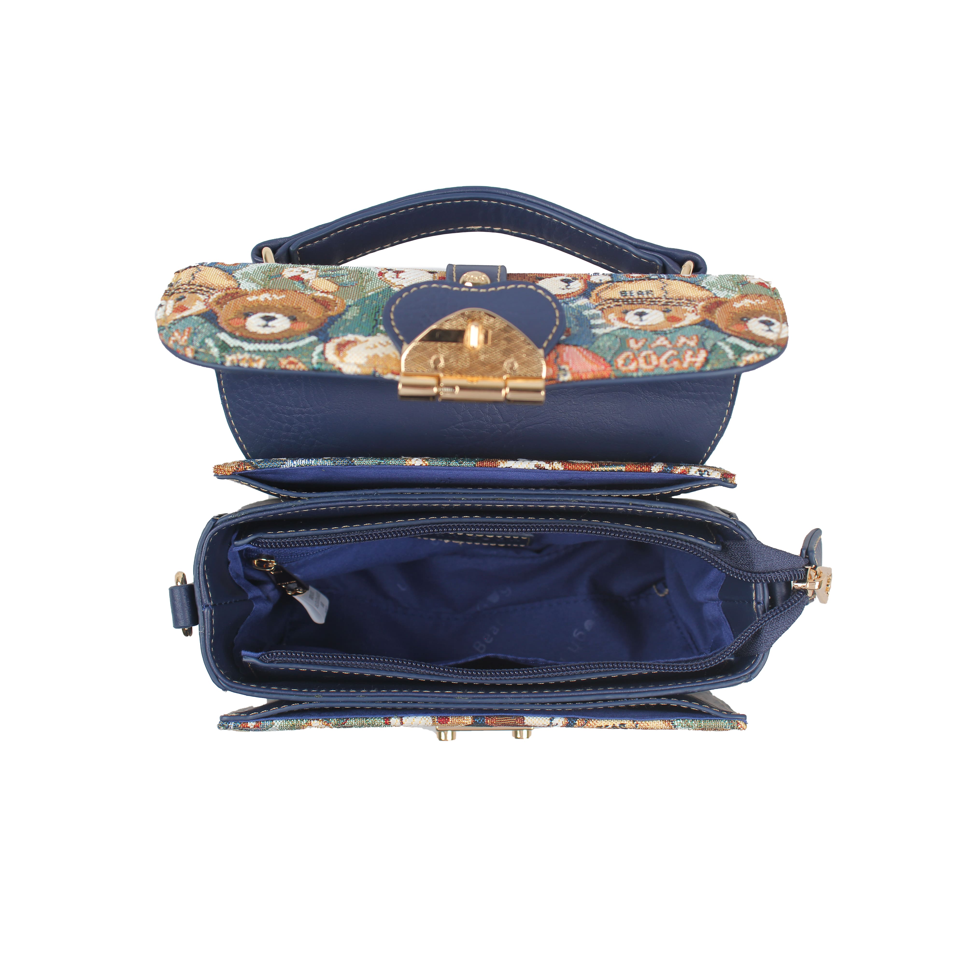 Foto 4 pulgar | Crossbody Van Gogh Bear By Henney Bear V074 Lalic Bear