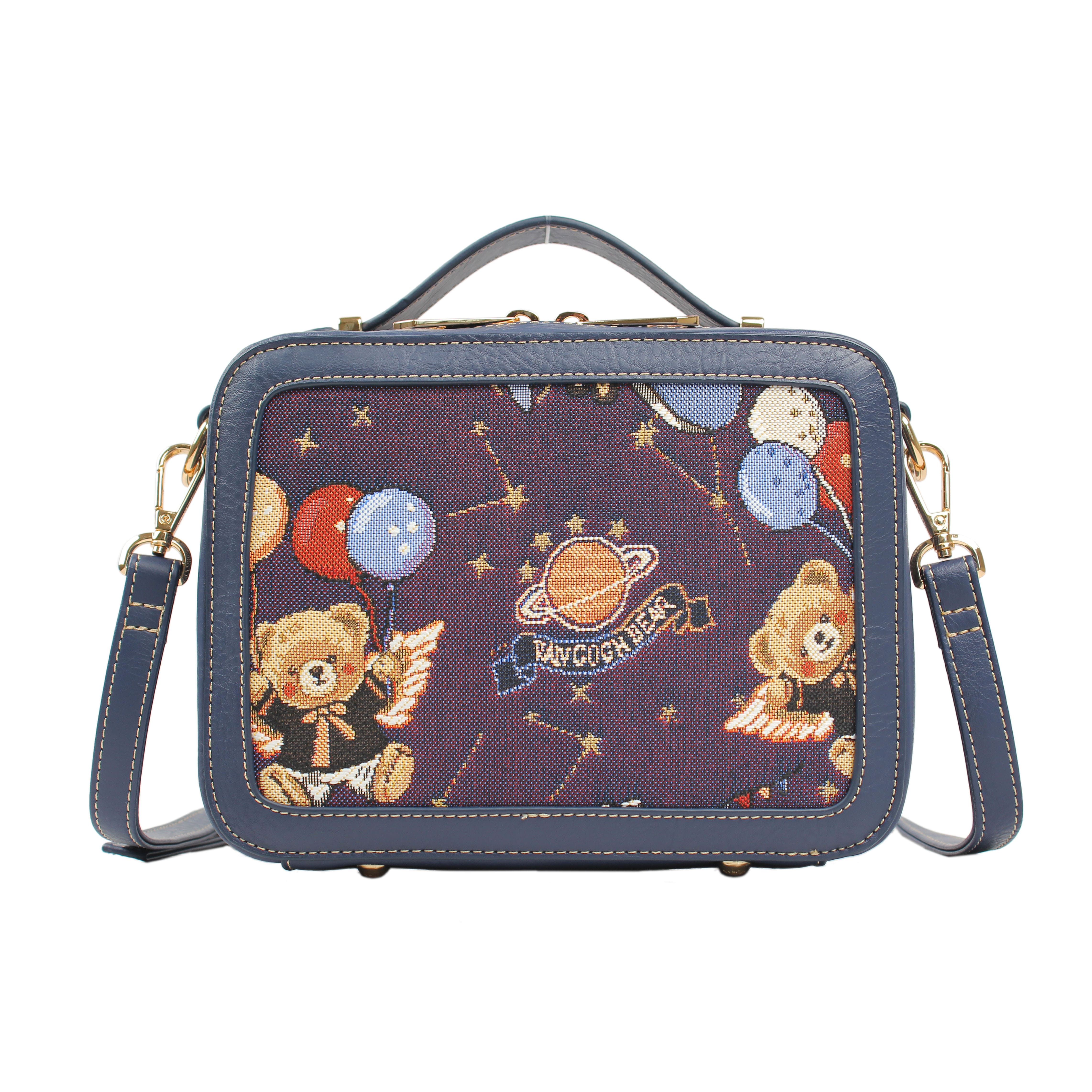 Crossbody Van Gogh Bear By Henney Bear V125 Dreaming