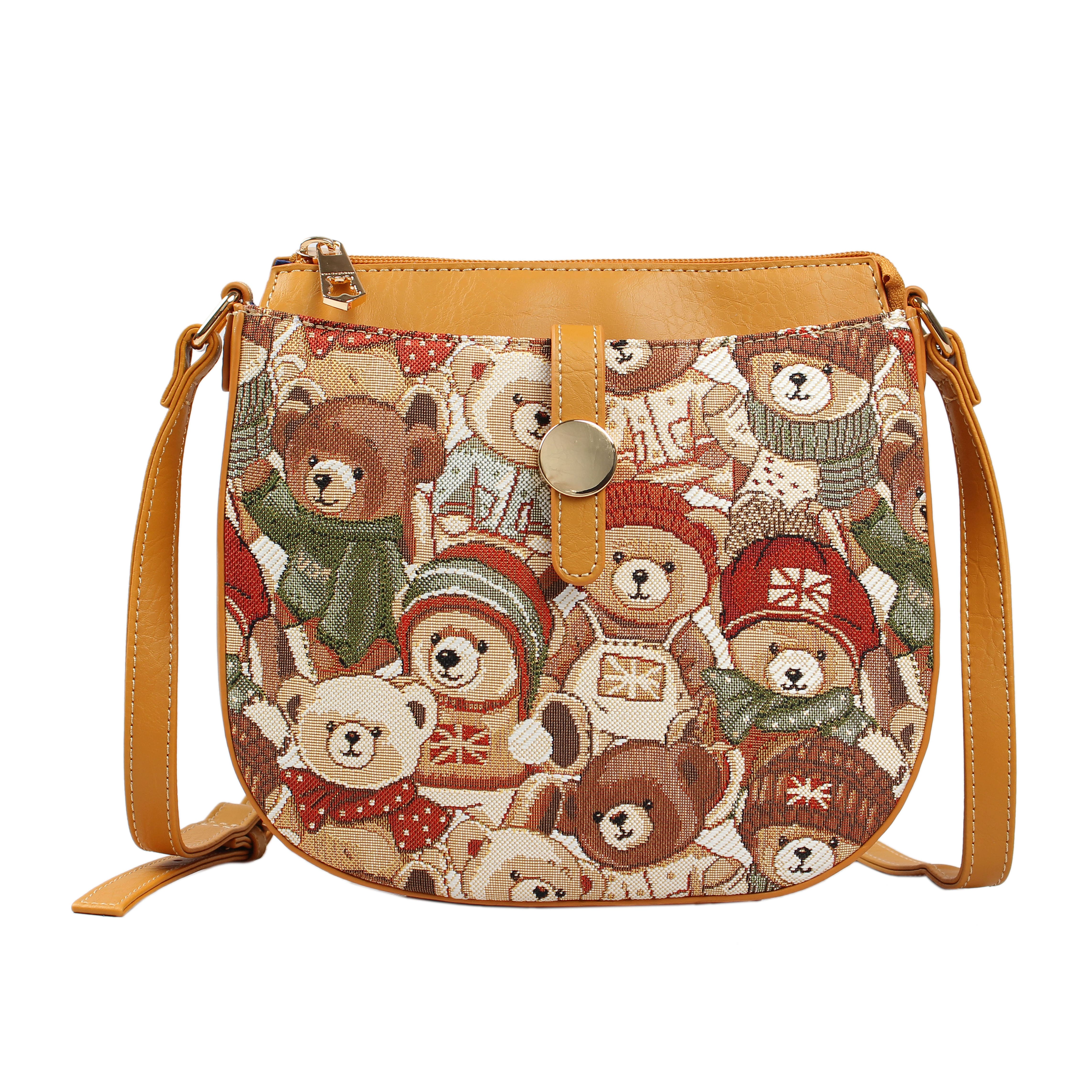 Crossbody Van Gogh Bear By Henney Bear V124 Touch Me