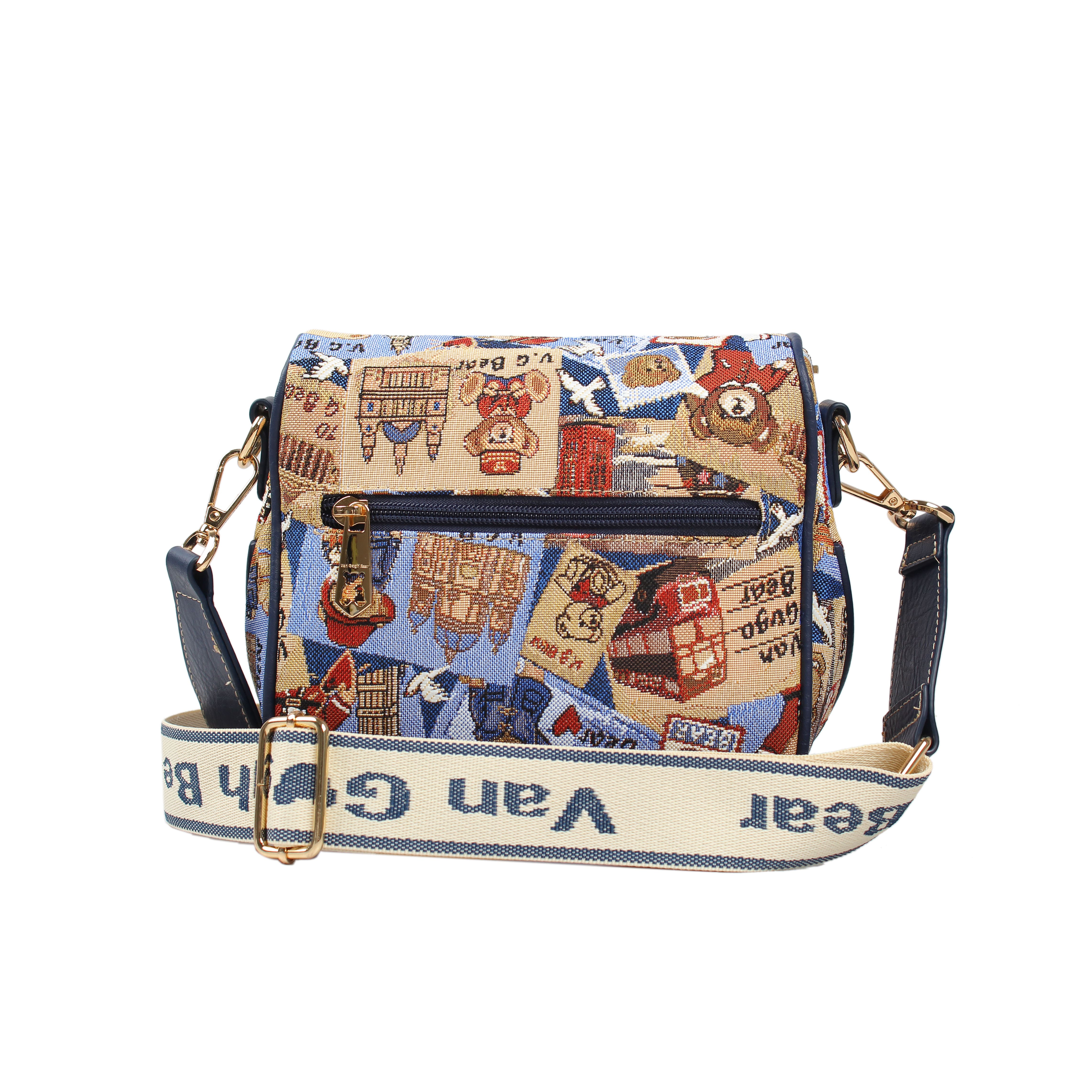 Foto 2 | Crossbody Van Gogh Bear By Henney Bear V138 Postcard