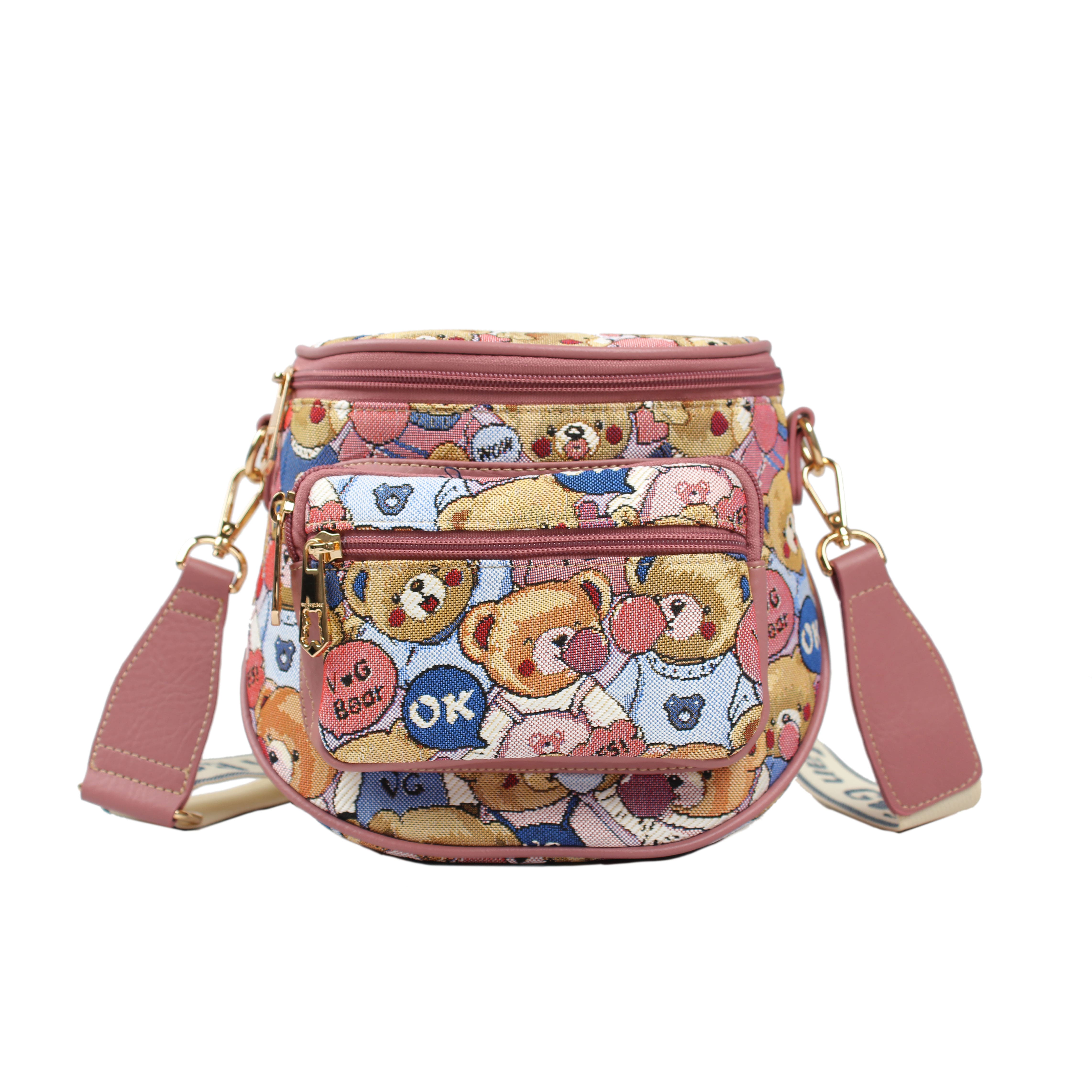 Crossbody Van Gogh Bear By Henney Bear V138 Bear Pop