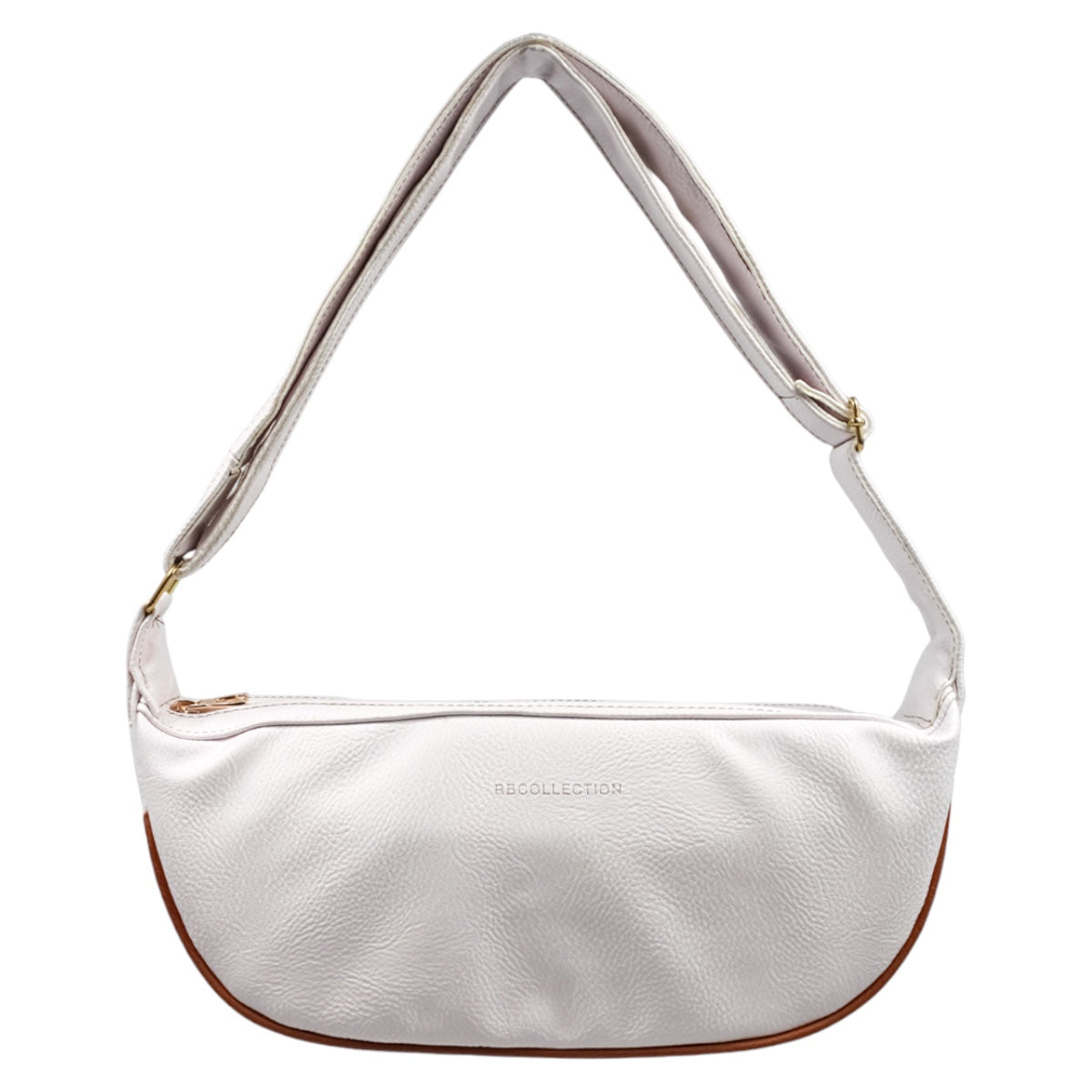 Foto 3 pulgar | Bolso Crossbody Exterior Piel Vegana Color Blanco Para Mujer De Rbcollection