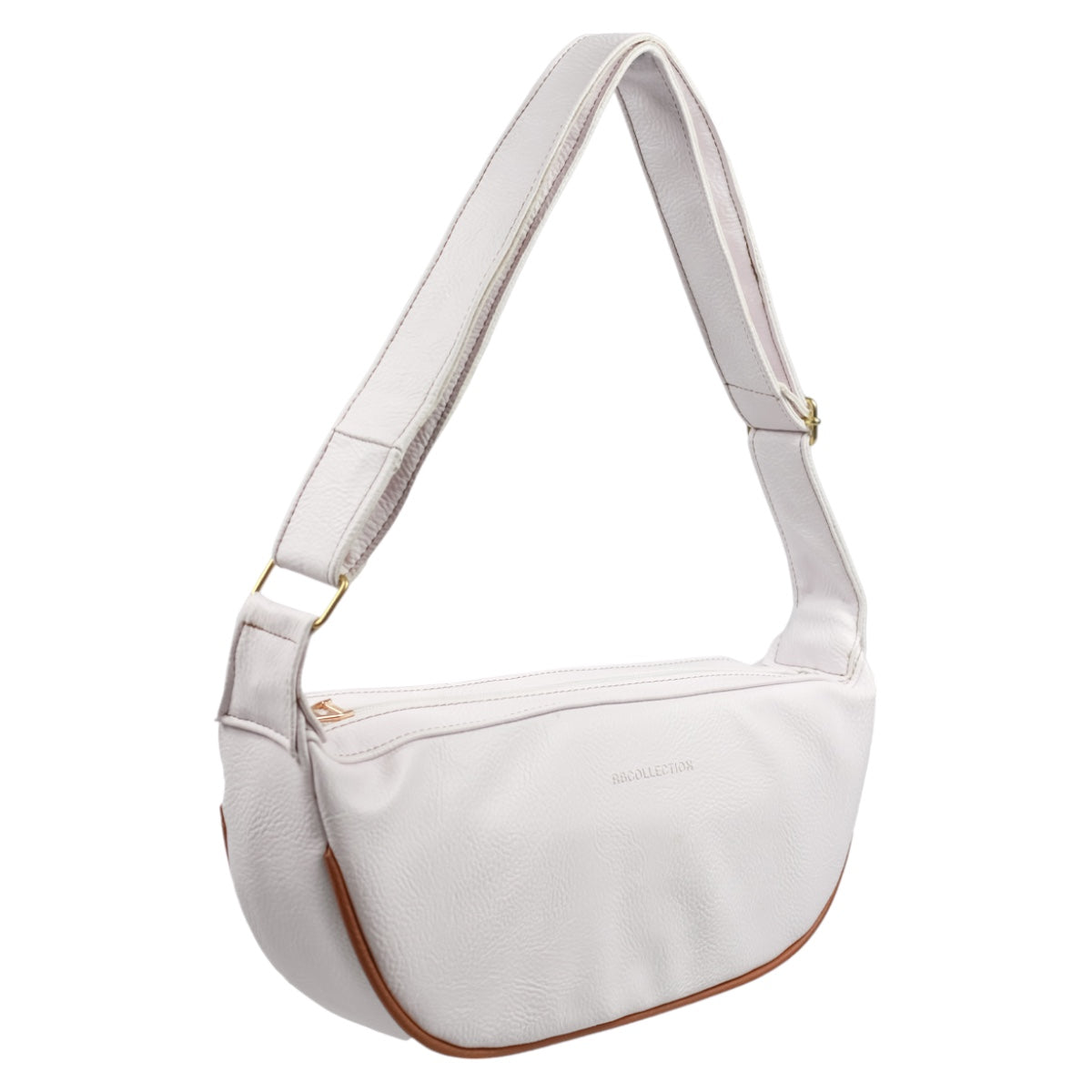Foto 4 pulgar | Bolso Crossbody Exterior Piel Vegana Color Blanco Para Mujer De Rbcollection