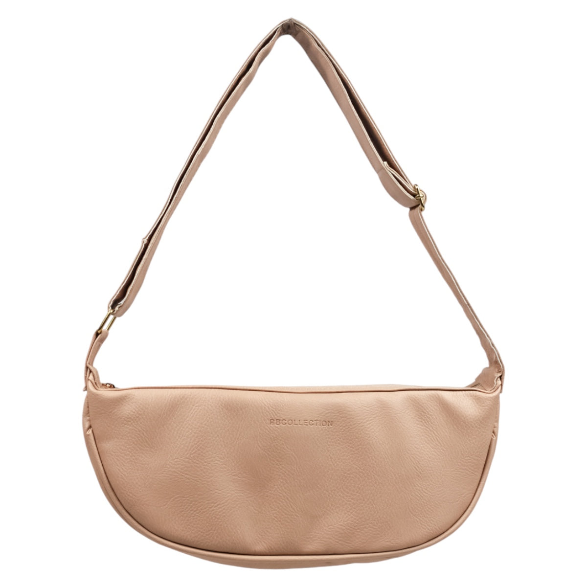 Foto 3 pulgar | Bolso Crossbody Exterior Piel Vegana Color Beige  Para Mujer De Rbcollection